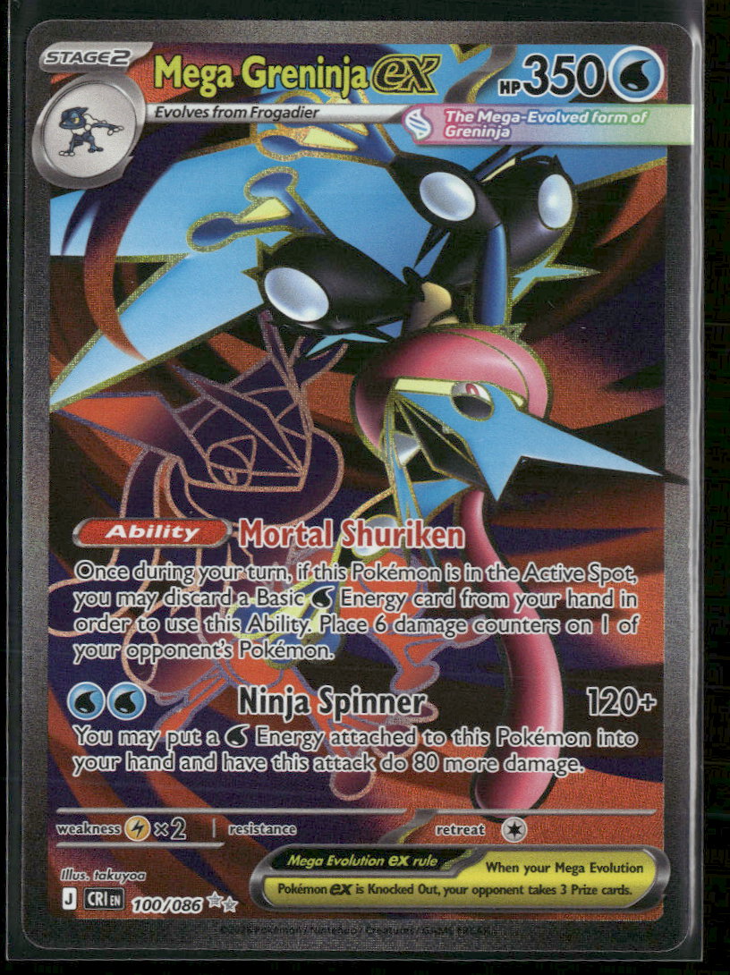ME04: Chaos Rising Mega Greninja ex #100/086