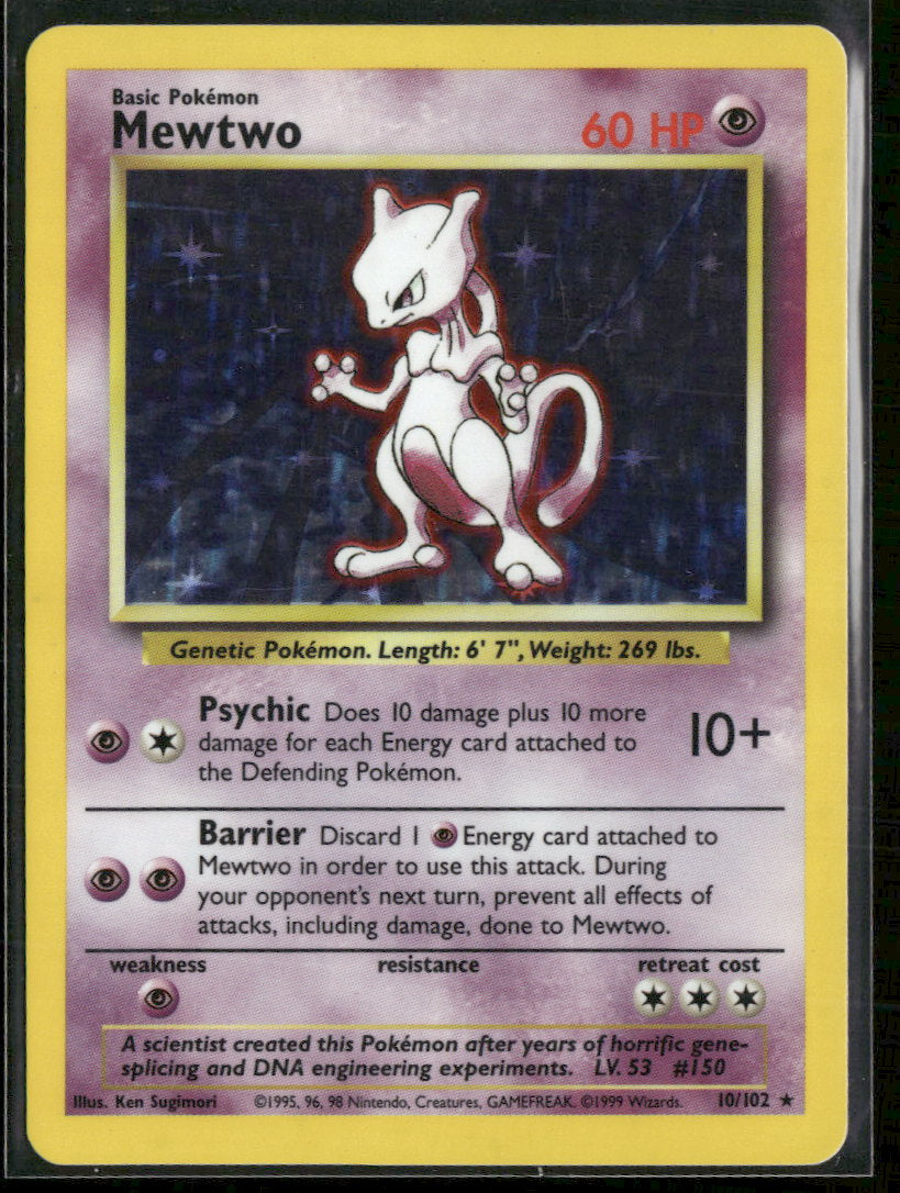 Base Set Mewtwo #010/102