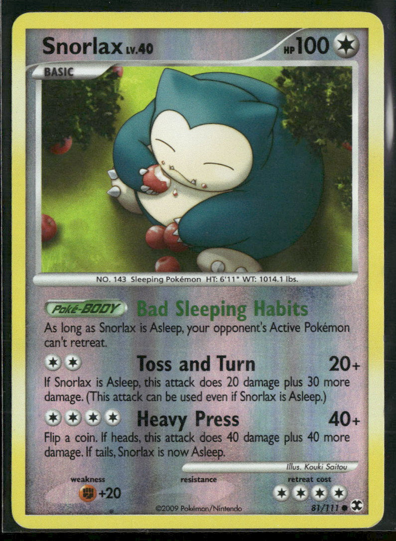 Rising Rivals Snorlax (81) #81/111