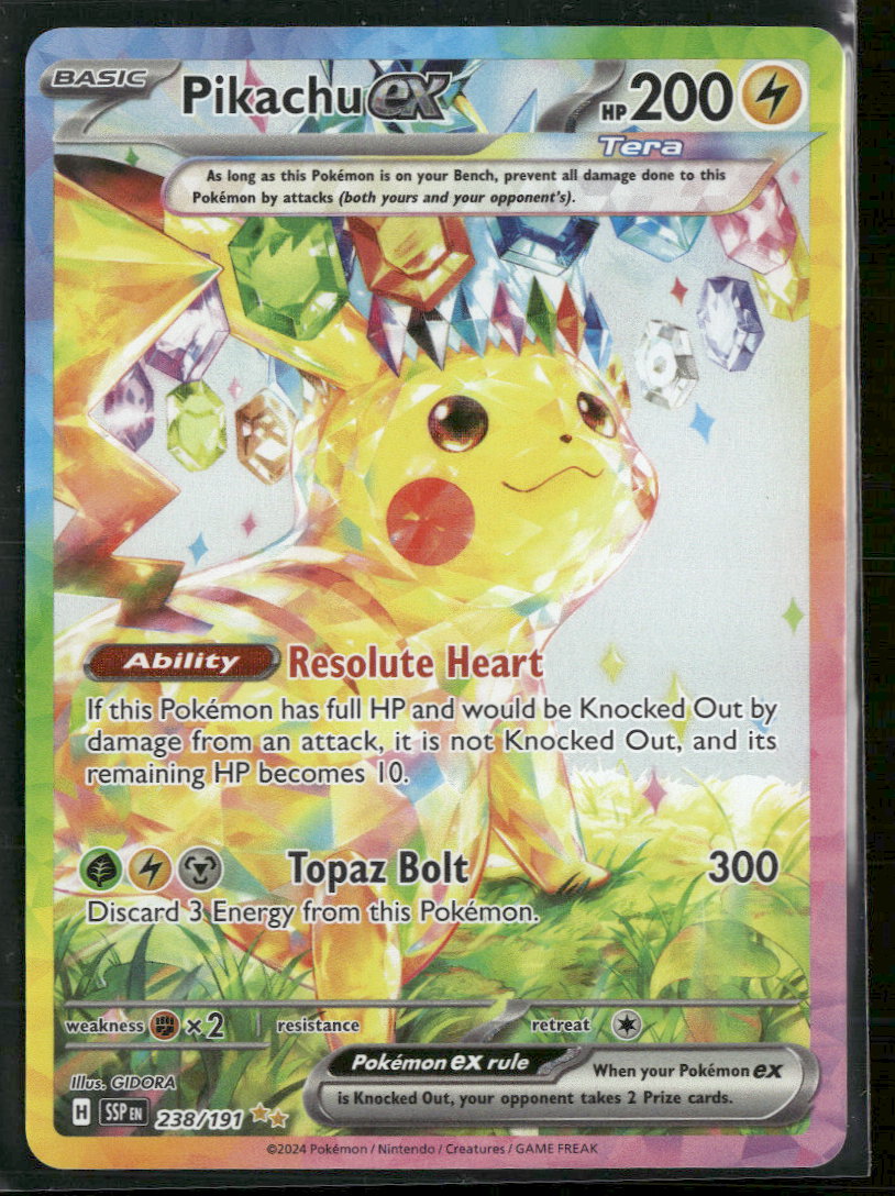 SV08: Surging Sparks Pikachu ex #238/191