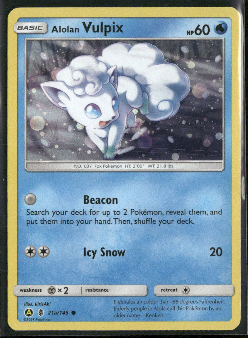 Alternate Art Promos Alolan Vulpix #021a/145