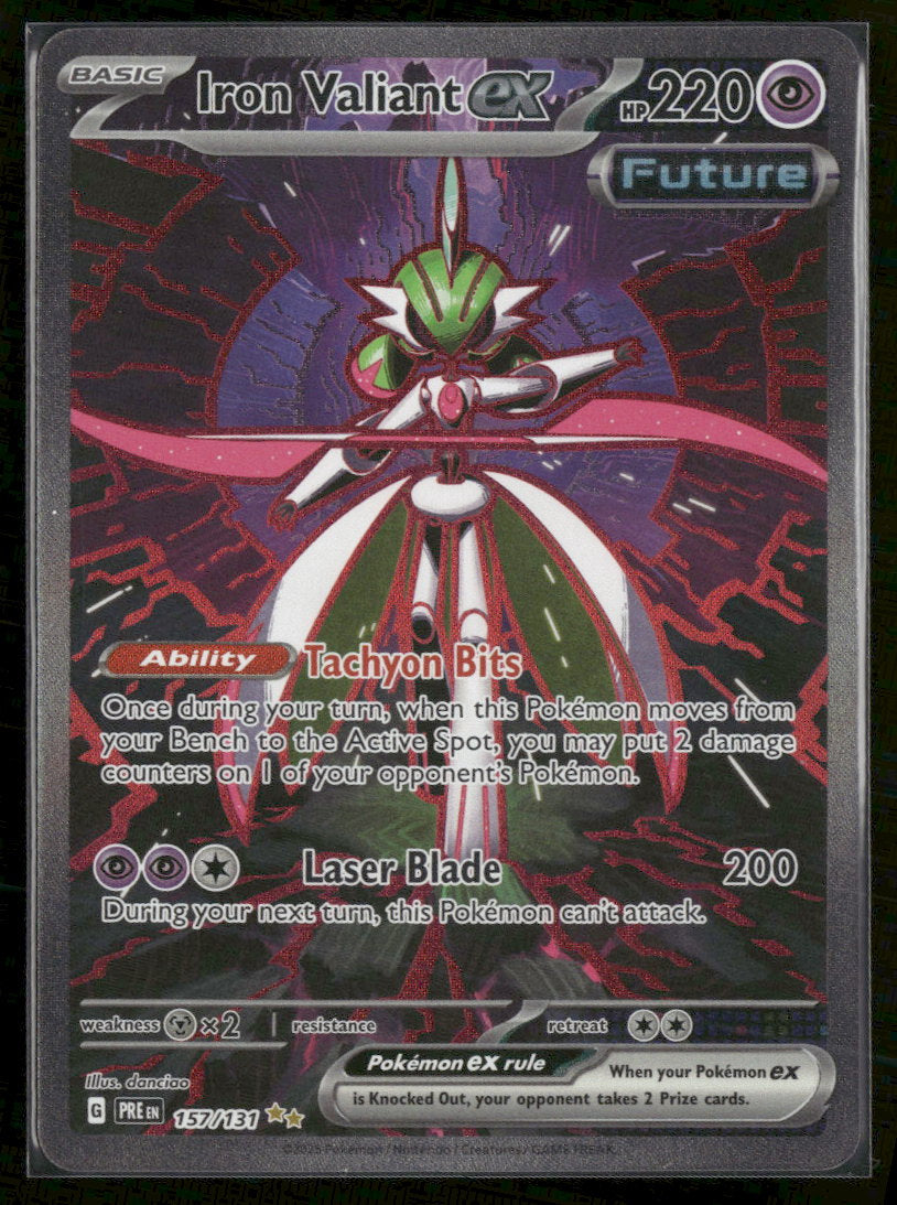SV: Prismatic Evolutions Iron Valiant ex #157/131