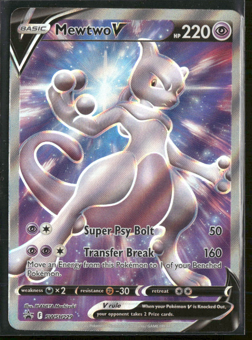 SWSH: Sword & Shield Promo Cards Mewtwo V #SWSH229
