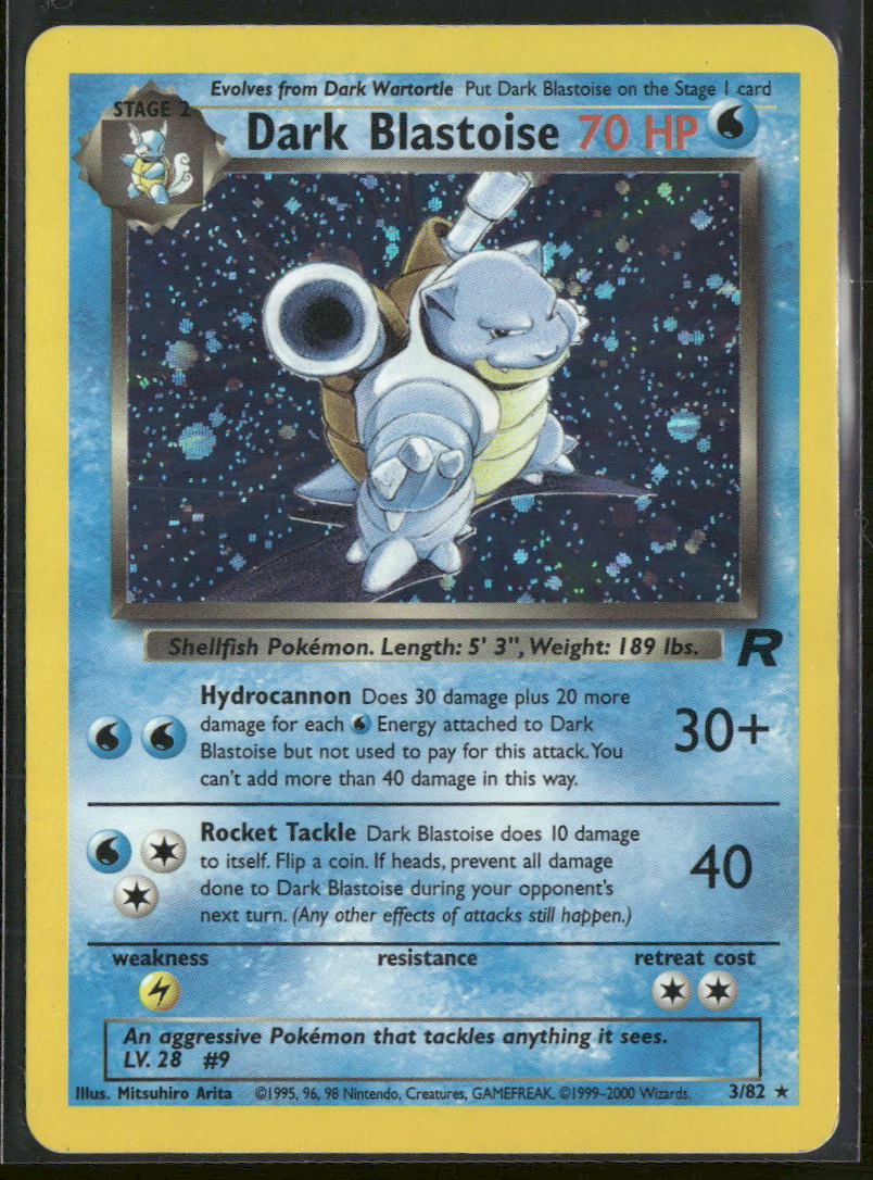 Team Rocket Dark Blastoise (3) #03/82
