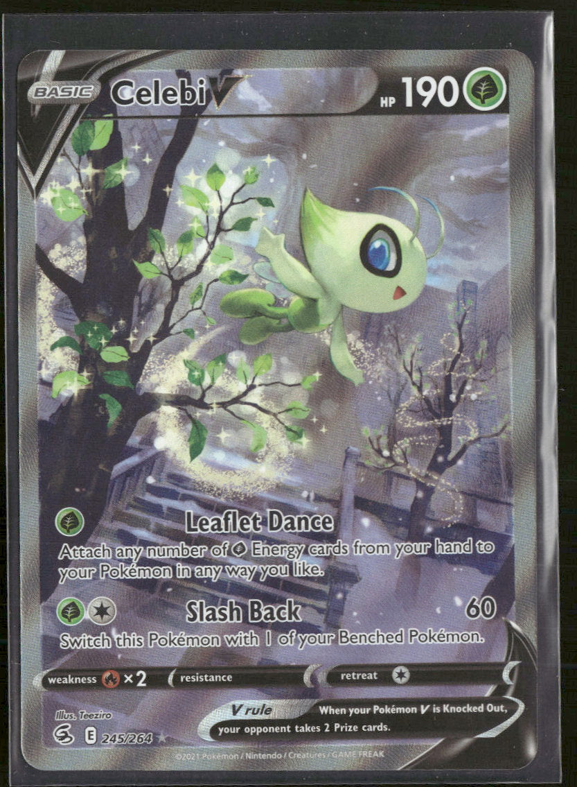 SWSH08: Fusion Strike Celebi V (Alternate Full Art) #245/264