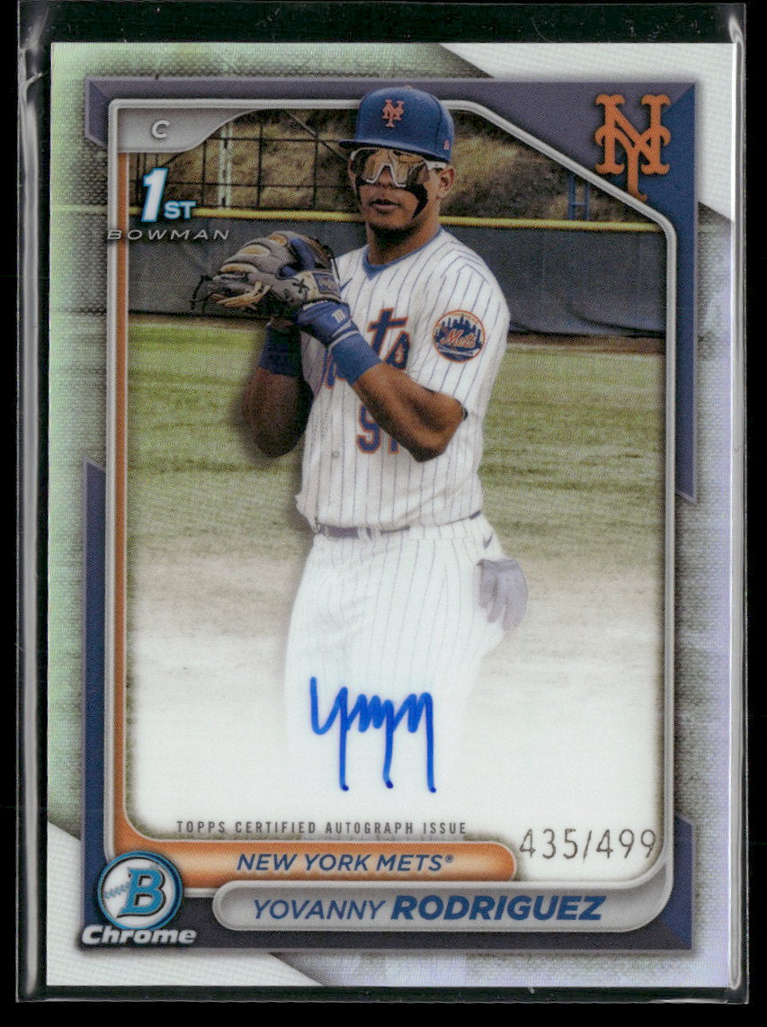 2024 Bowman Chrome Prospect AU Refractors Yovanny Rodriguez #/499 AU #CPA-YR