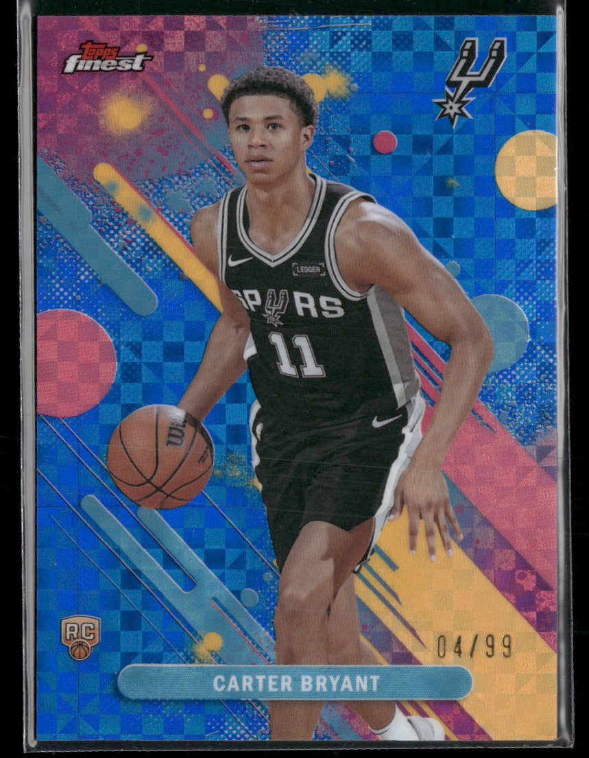 2025-26 Finest Blue X-Fractor Carter Bryant RC #/99 #14
