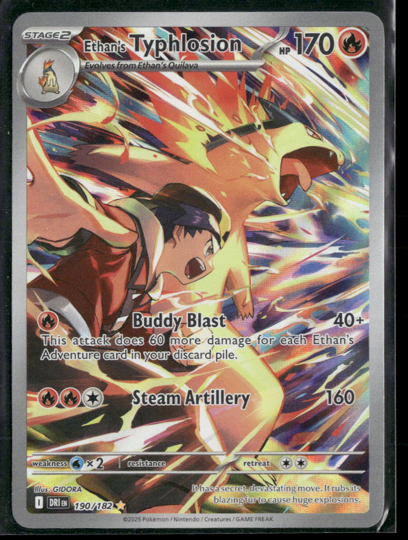 SV10: Destined Rivals Ethan's Typhlosion #190/182