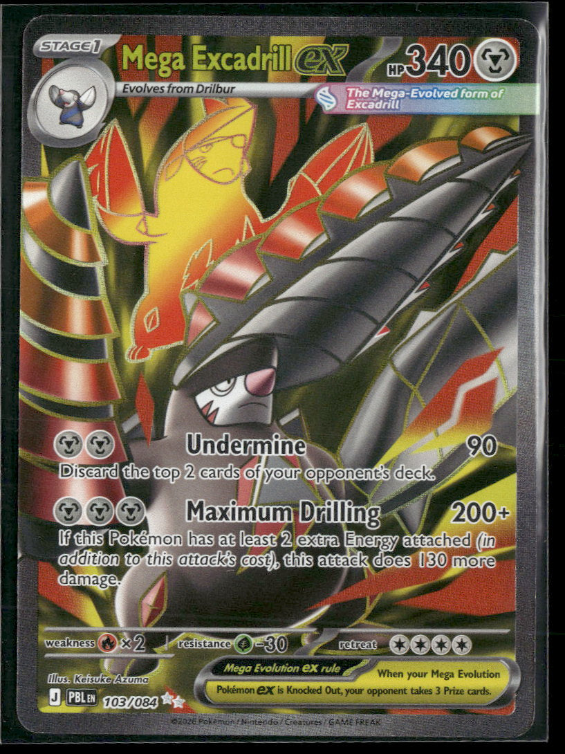 ME05: Pitch Black Mega Excadrill ex #103/084
