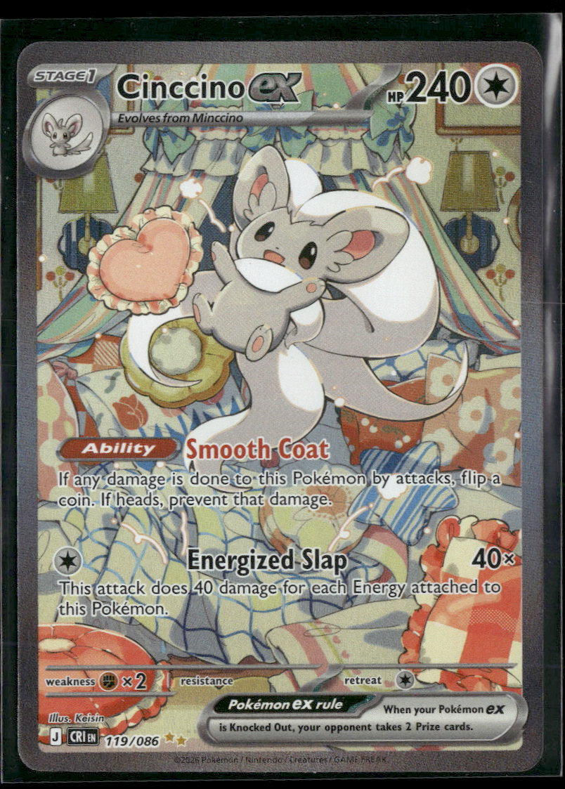 ME04: Chaos Rising Cinccino ex #119/086