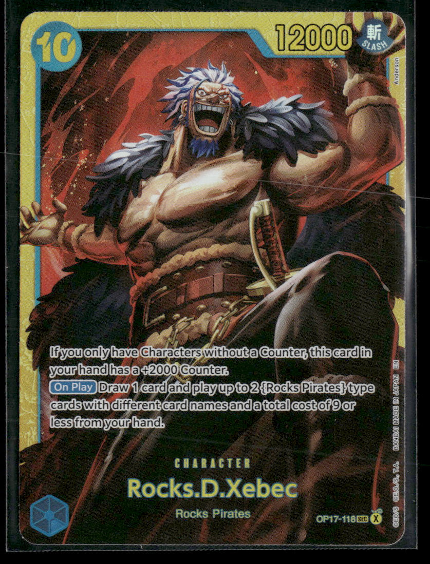The World's Strongest Warriors Rocks.D.Xebec (118) #OP17-118