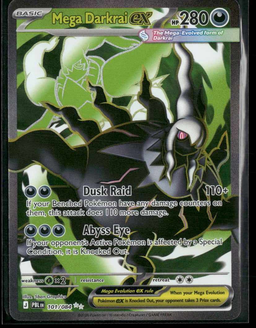 ME05: Pitch Black Mega Darkrai ex #101/084