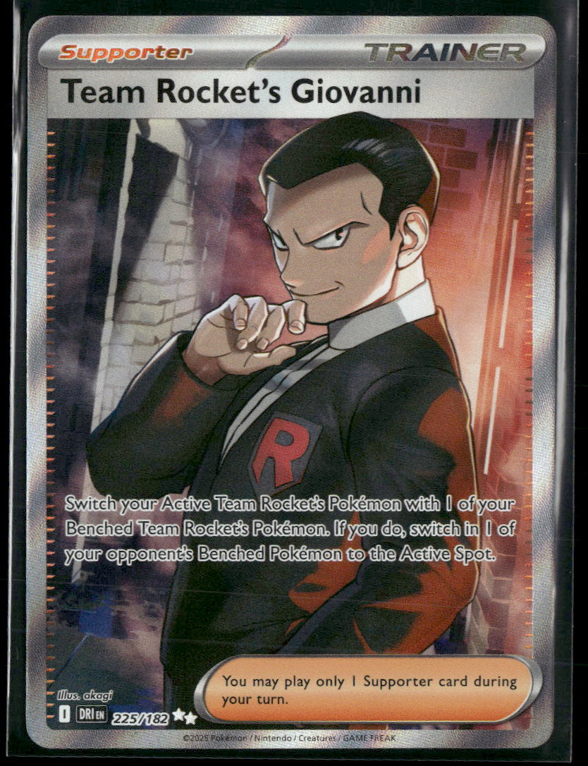 SV10: Destined Rivals Team Rocket's Giovanni #225/182