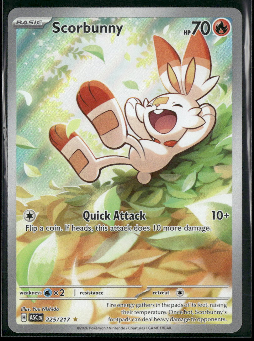 ME: Ascended Heroes Scorbunny #225/217
