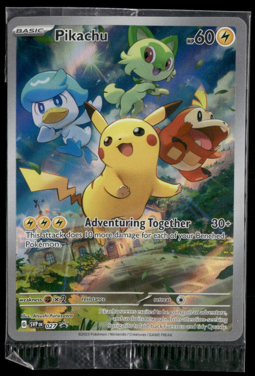 SV: Scarlet & Violet Promo Cards Pikachu #027