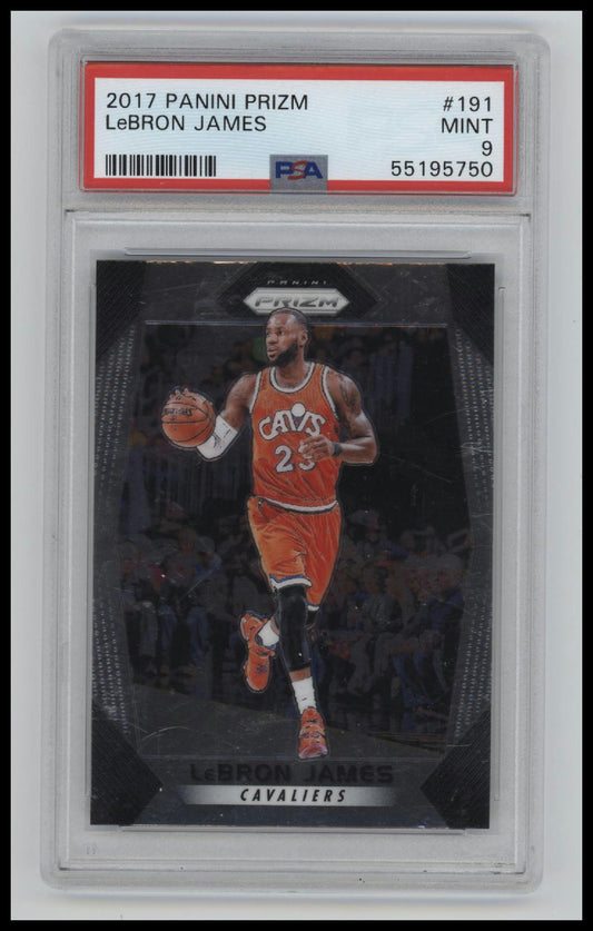 2017 Panini Prizm Lebron James 9 PSA #191