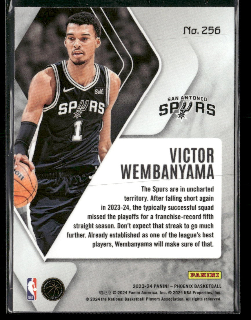 2023-24 Panini Phoenix Victor Wembanyama RC #256