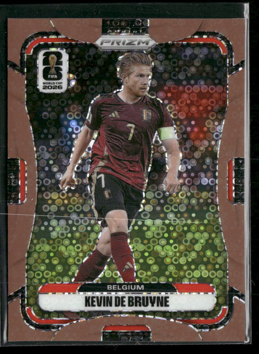 2026 Panini Prizm FIFA World Cup Bronze Disco Prizms Kevin De Bruyne #/175 #157