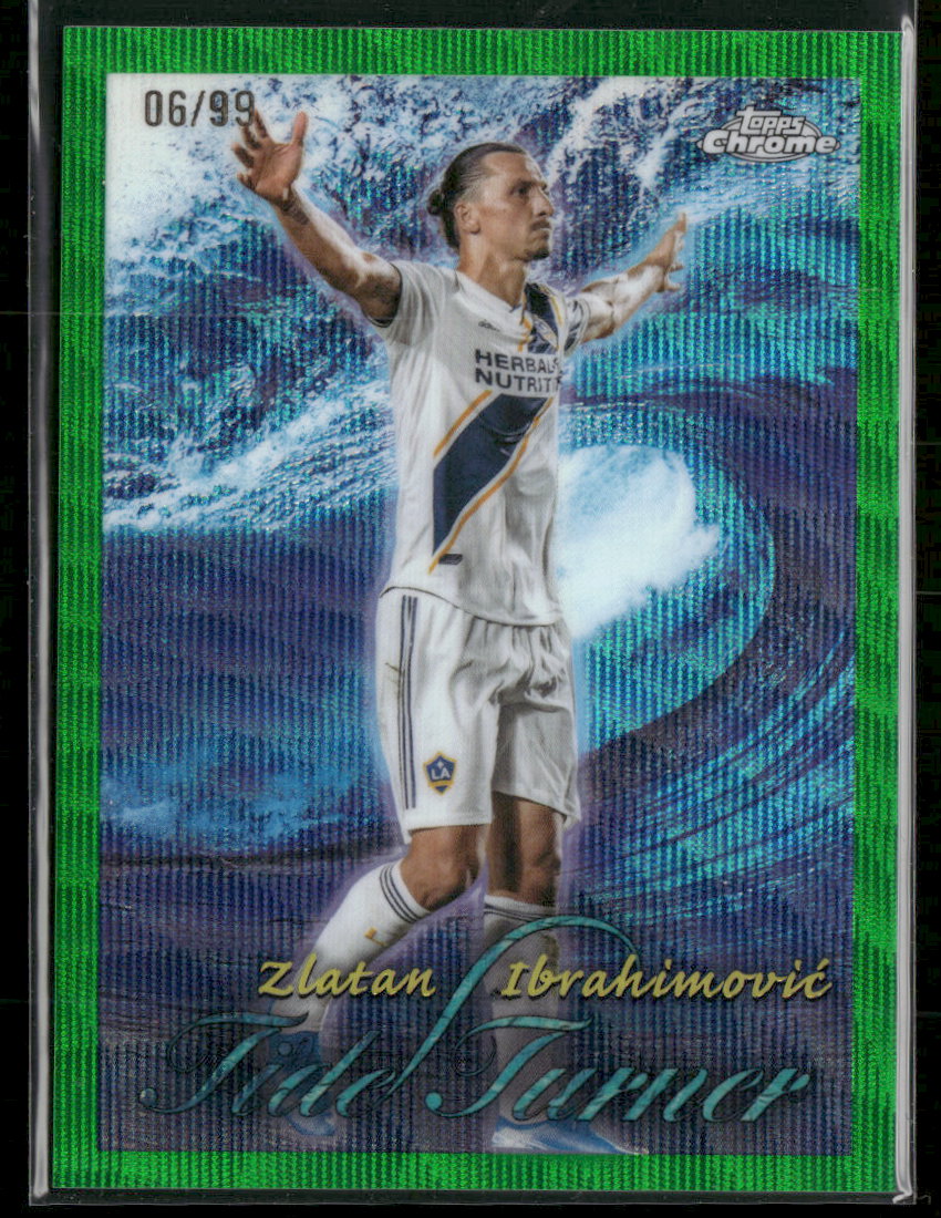 2026 Topps MLS Tide Turner Green Wave Refractor Zlatan Ibrahimović /99 #TT-1