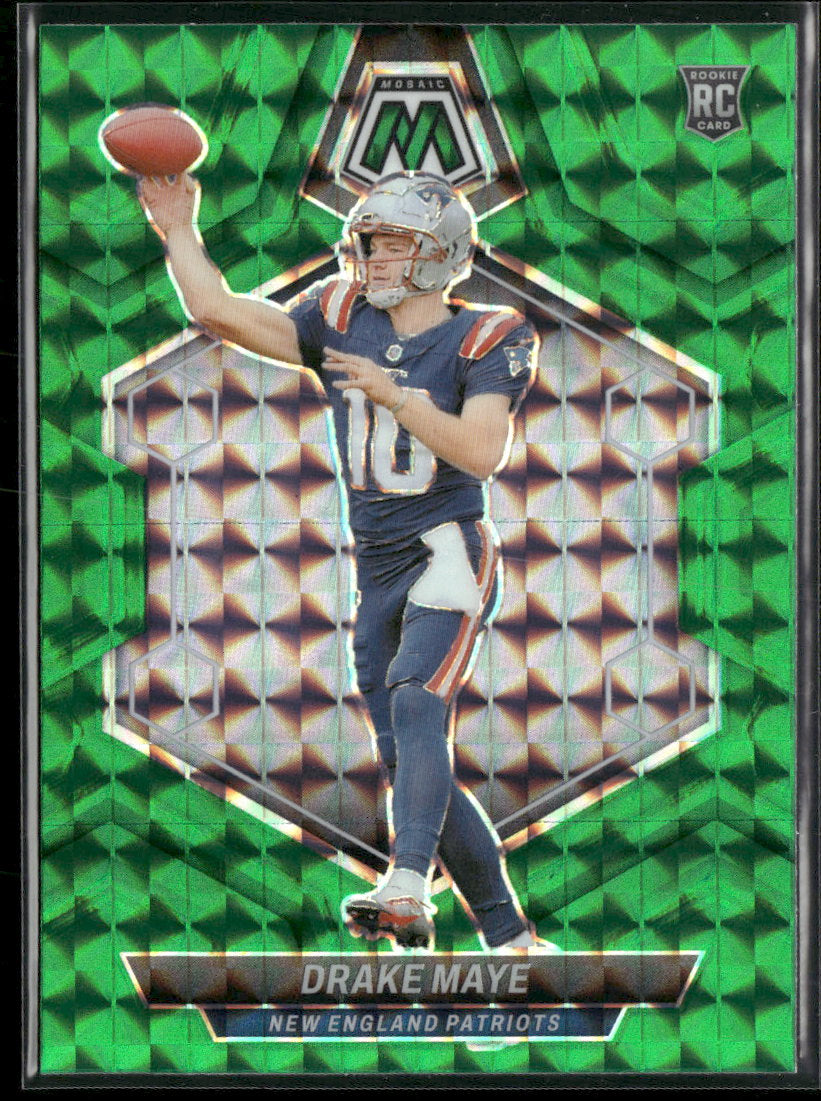 2024 Panini Mosaic Mosaic Green Drake Maye #303