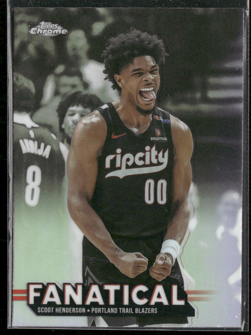 2025-26 Topps Chrome Fanatical Scoot Henderson #FAN-9