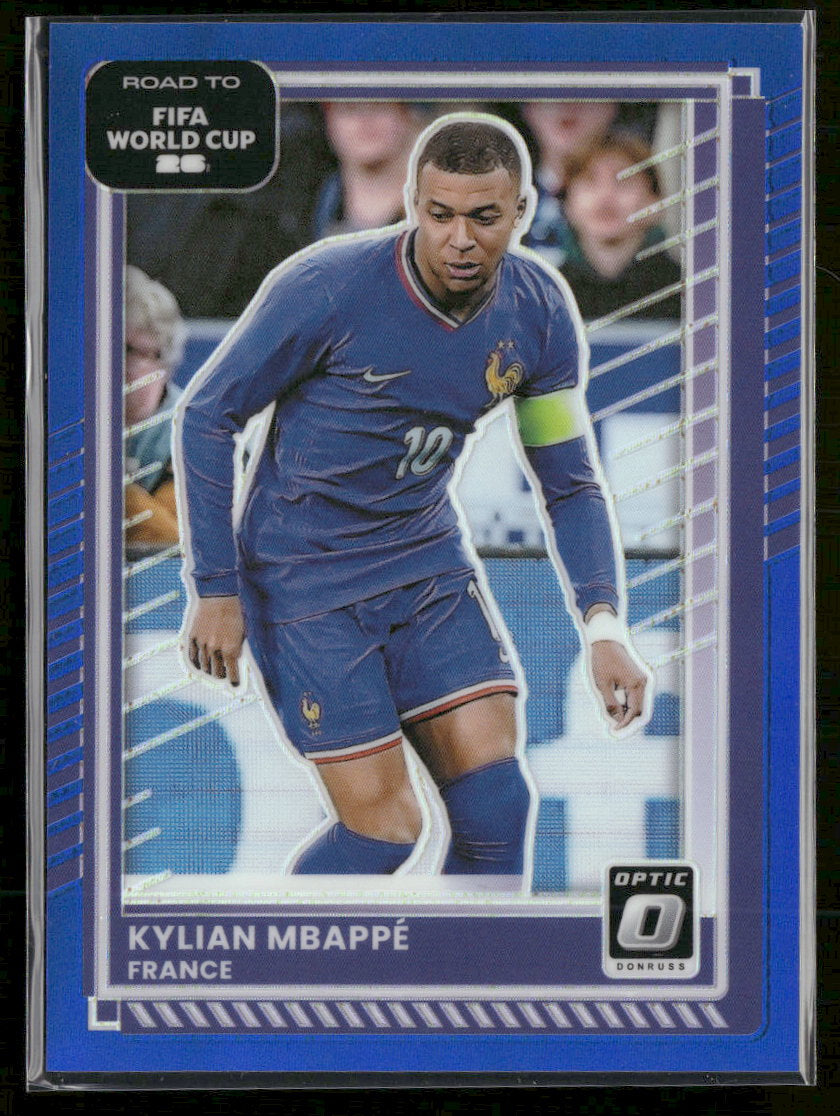 2025-26 Donruss Road to FIFA World Cup Blue Kylian Mbappe /75 #145