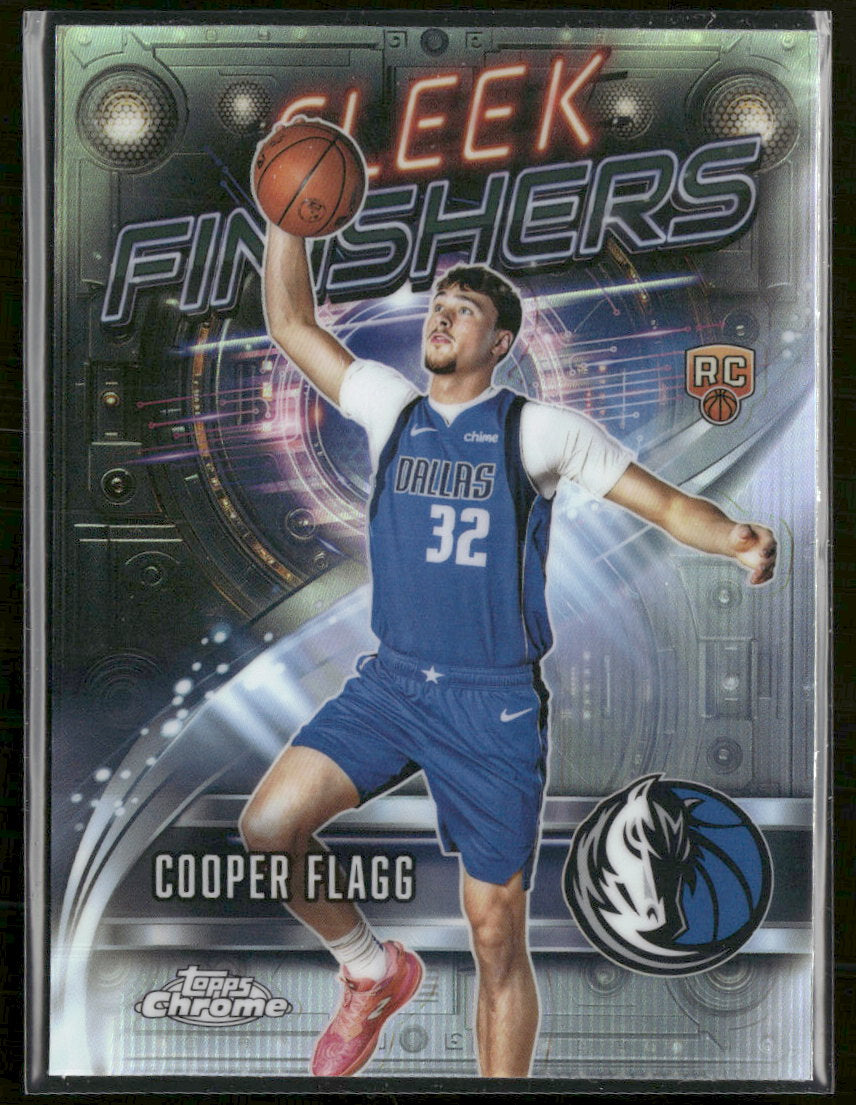 2025-26 Topps Chrome Sleek Finishers Refractor Cooper Flagg #SF-21