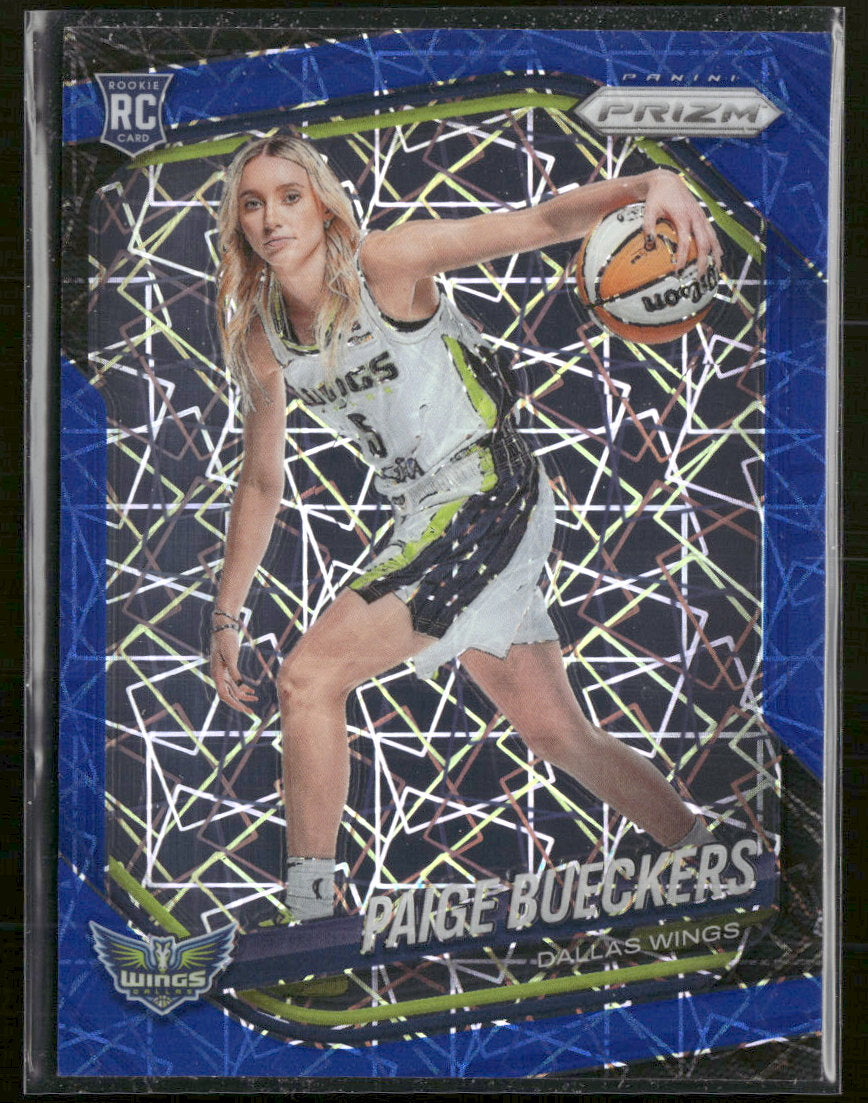 2025 Panini Prizm WNBA Blue Velocity Prizms Paige Bueckers #147