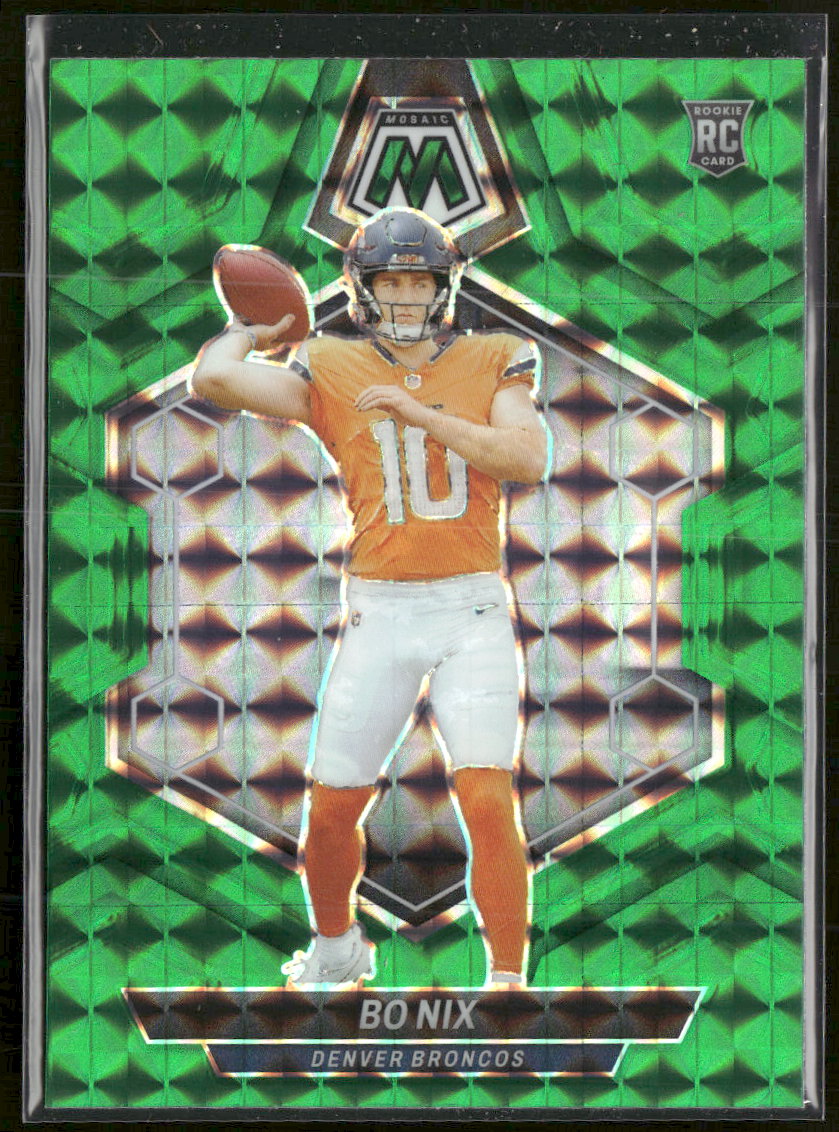 2024 Panini Mosaic Mosaic Green Bo Nix #312