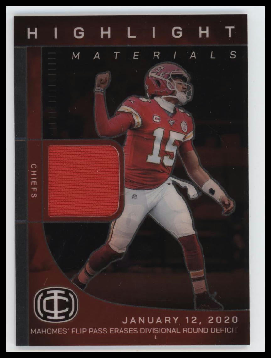 2025 Panini Icon Collection Highlight Materials Patrick Mahomes II #HM-2