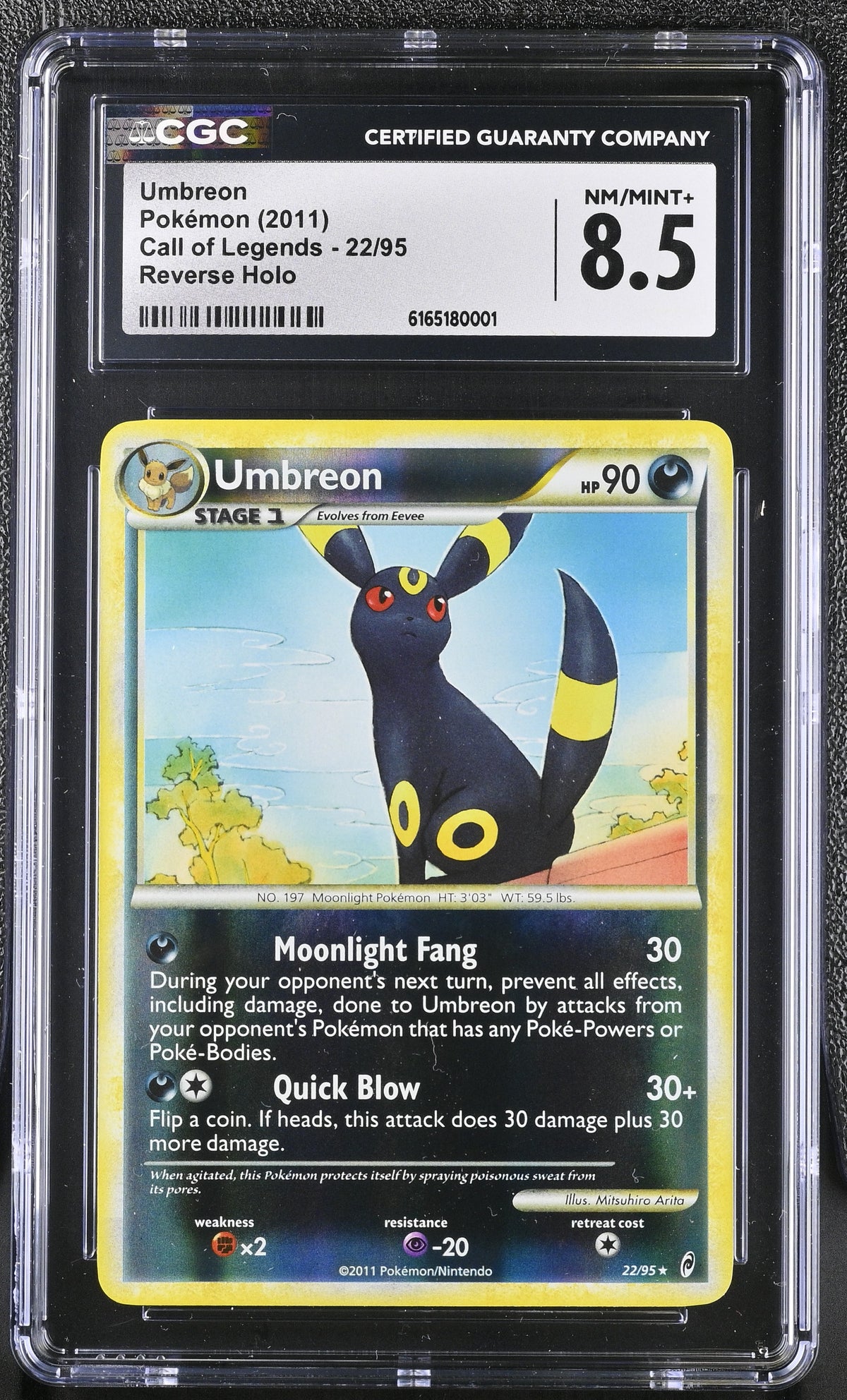 2011 Call of Legends Umbreon 8.5 CGC #22/95
