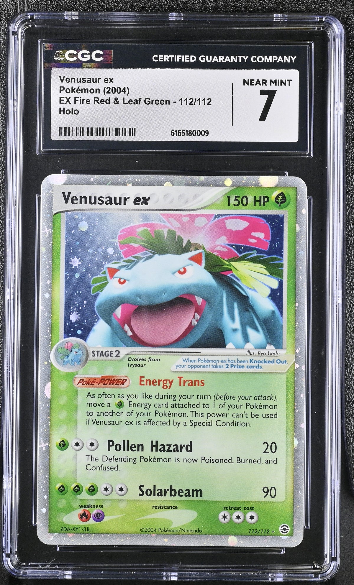 2004 EX Fire Red & Leaf Green Venusaur ex 7 CGC #112/112