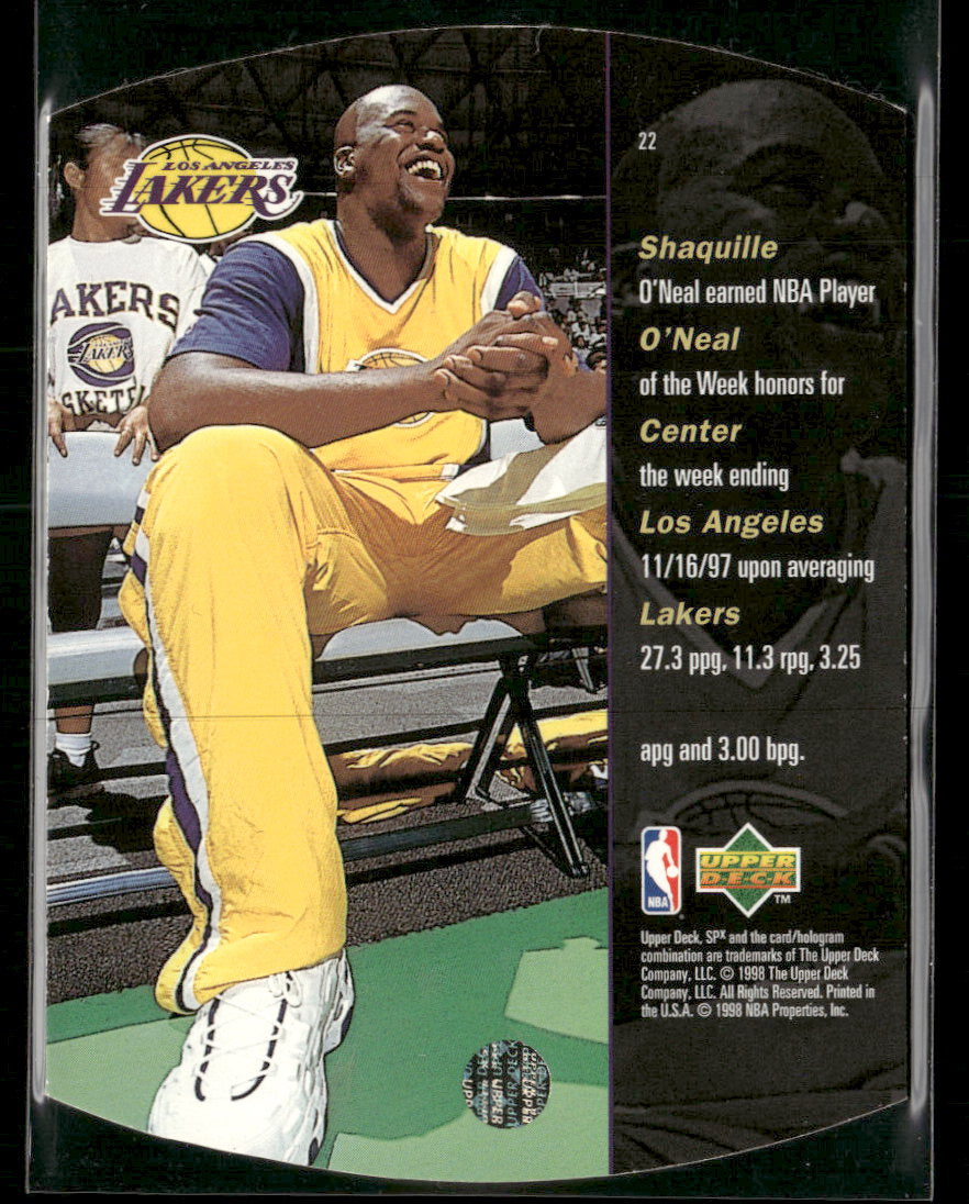1997-98 SPx Shaquille O'Neal #22