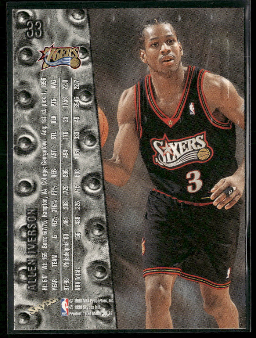 1998-99 Metal Universe Allen Iverson #33