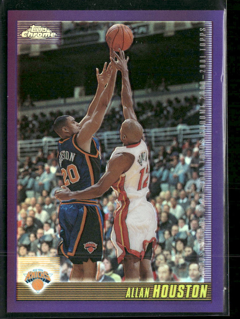 2000-01 Topps Chrome Refractors Allan Houston #110