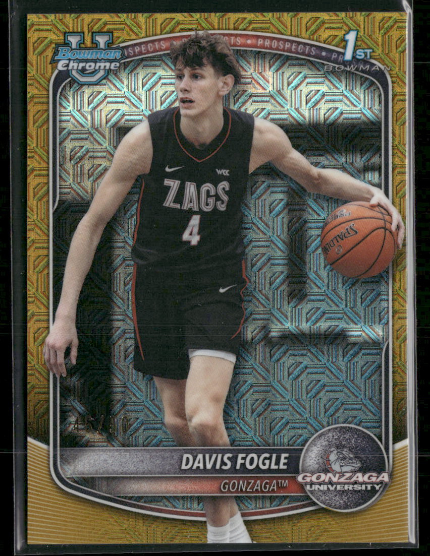 2025-26 Bowman Chrome Prospects Gold Mojo Refractor Davis Fogle #/50 #BCP-47