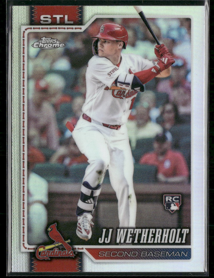 2026 Topps Chrome Refractors JJ Wetherholt RC #119