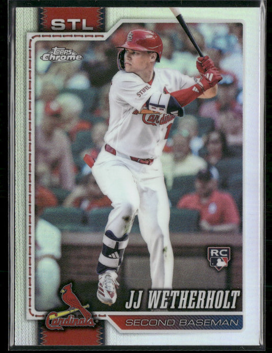2026 Topps Chrome Refractors JJ Wetherholt RC #119