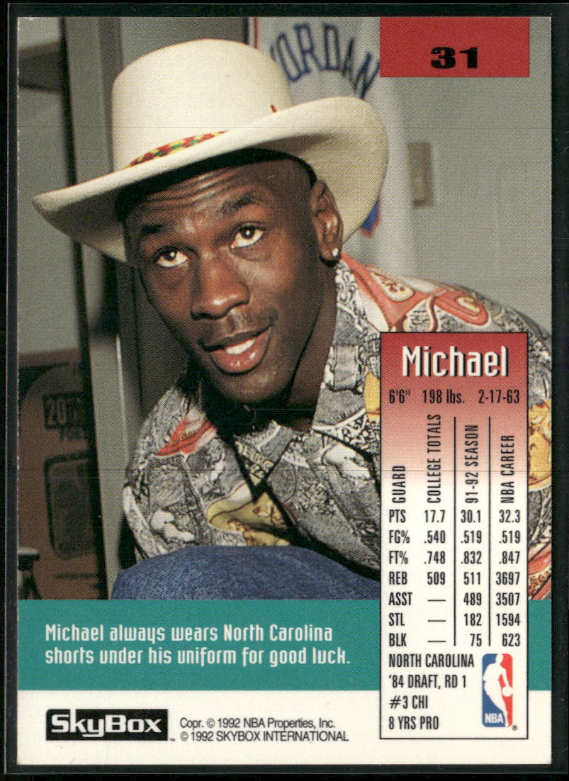 1992-93 SkyBox Michael Jordan #31