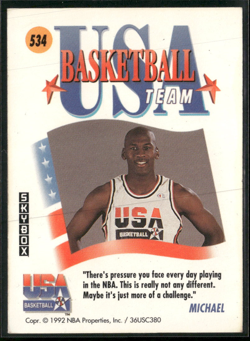 1991-92 SkyBox Michael Jordan #534