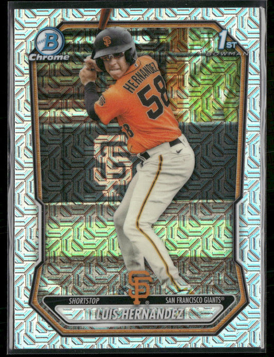 2026 Bowman Chrome Chrome Prospects Mojo Luis Hernandez #BCP-200