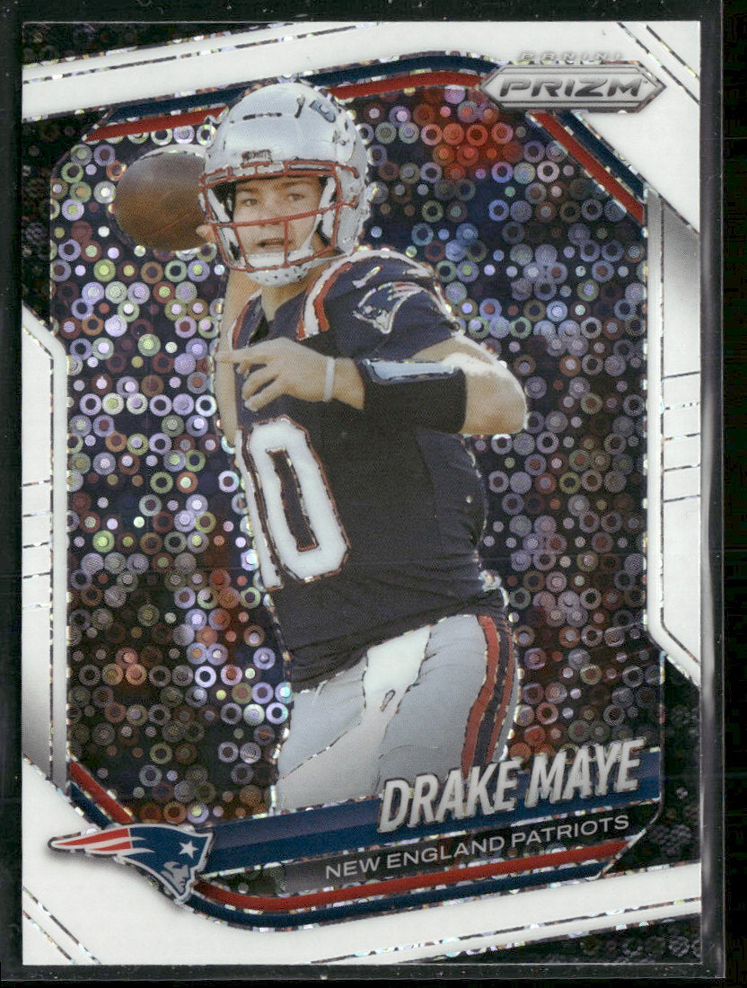 2025 Panini Prizm White Disco Drake Maye #165