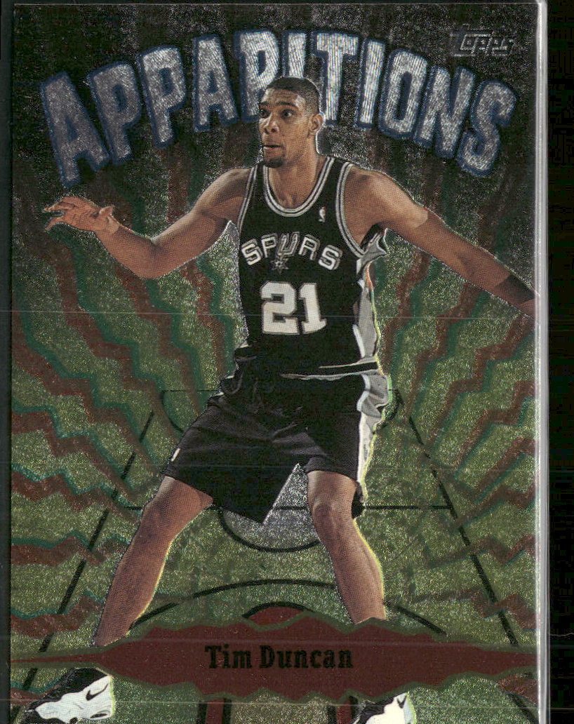 1998-99 Topps Apparitions Tim Duncan #A14