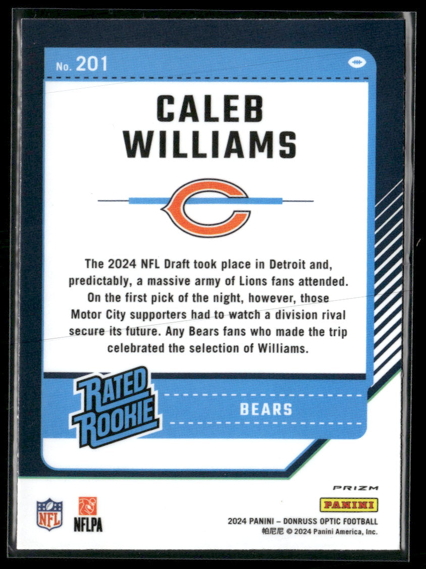 2024 Donruss Optic Stars Caleb Williams #201