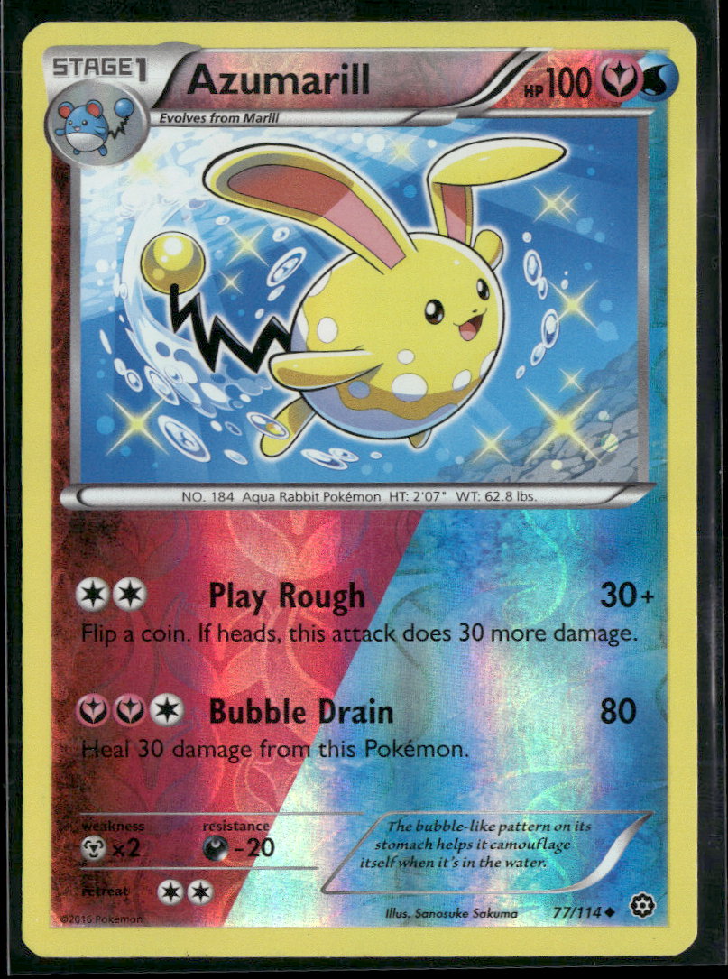 XY - Steam Siege Azumarill #77/114