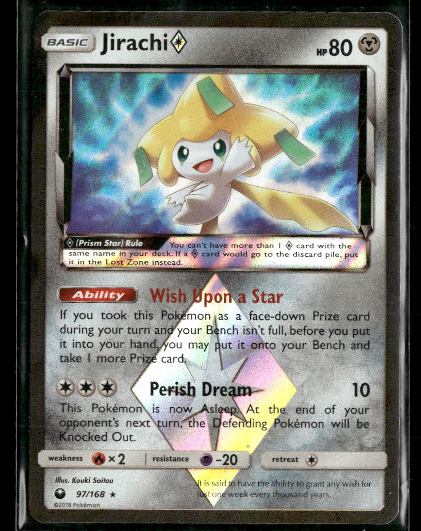 SM - Celestial Storm Jirachi Prism Star #97/168
