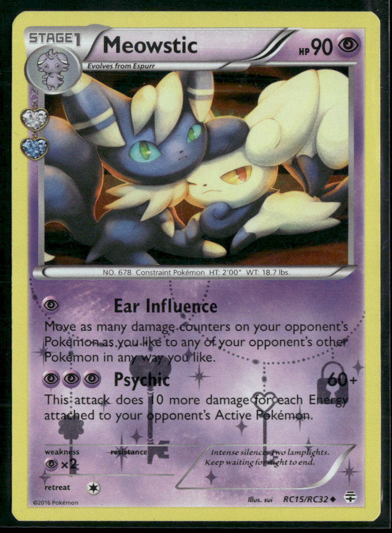 Generations: Radiant Collection Meowstic #RC15/RC32