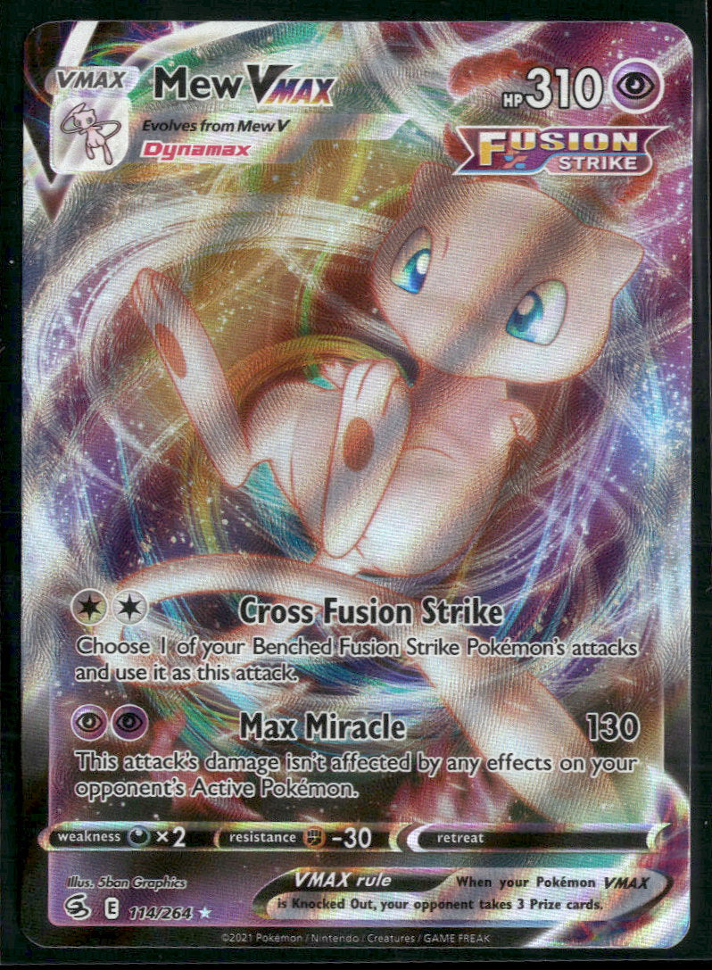 Prize Pack Series Cards Mew VMAX #114/264