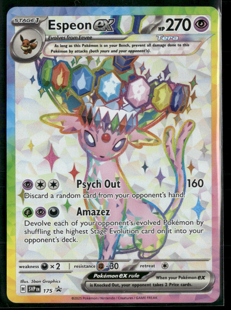 SV: Scarlet & Violet Promo Cards Espeon ex #SVP 175