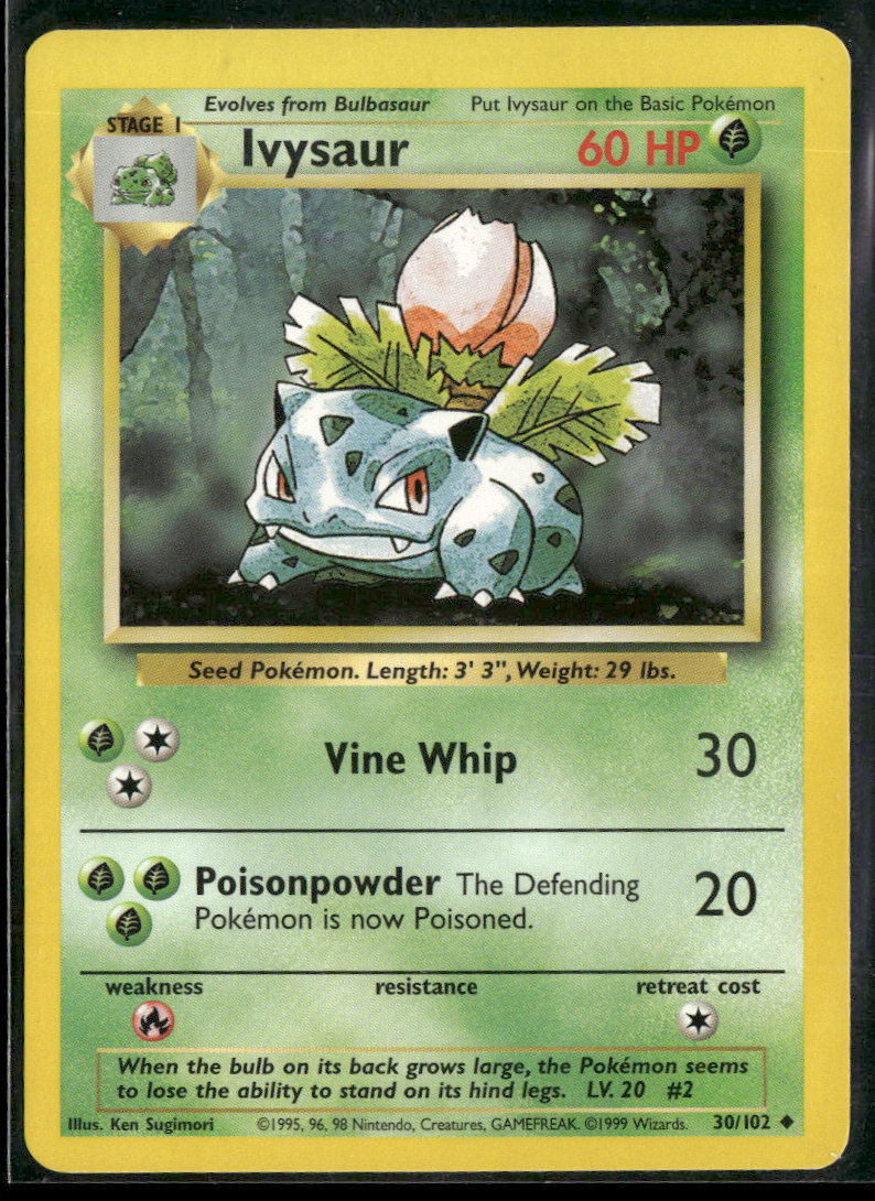 Base Set Ivysaur #030/102